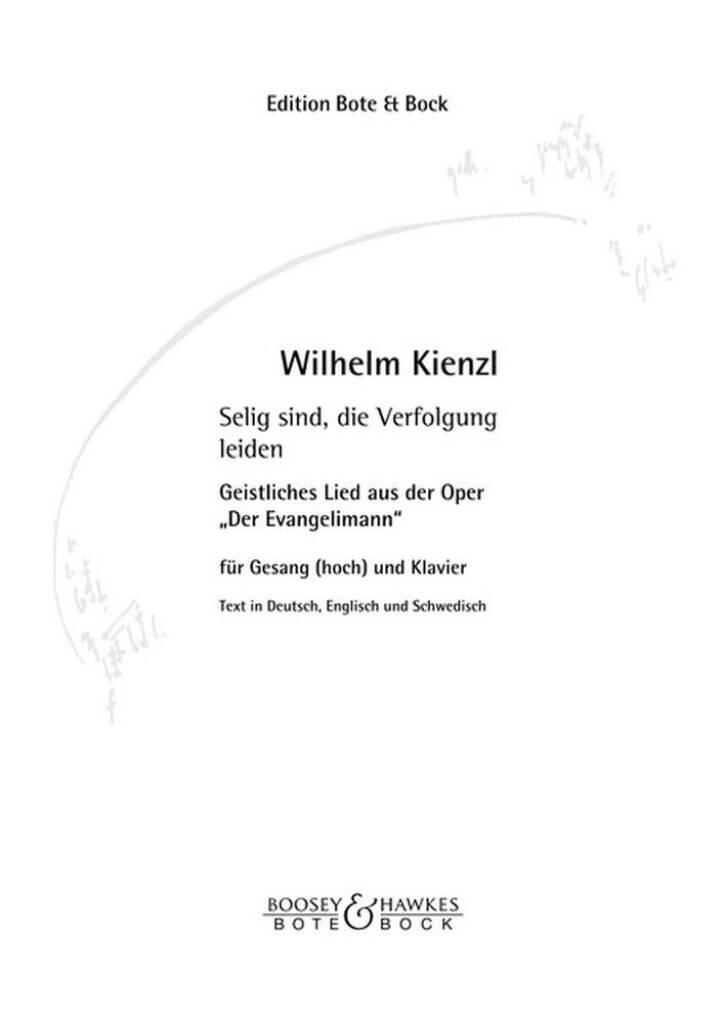 Selig sind, die Verfolgung leiden D-Dur